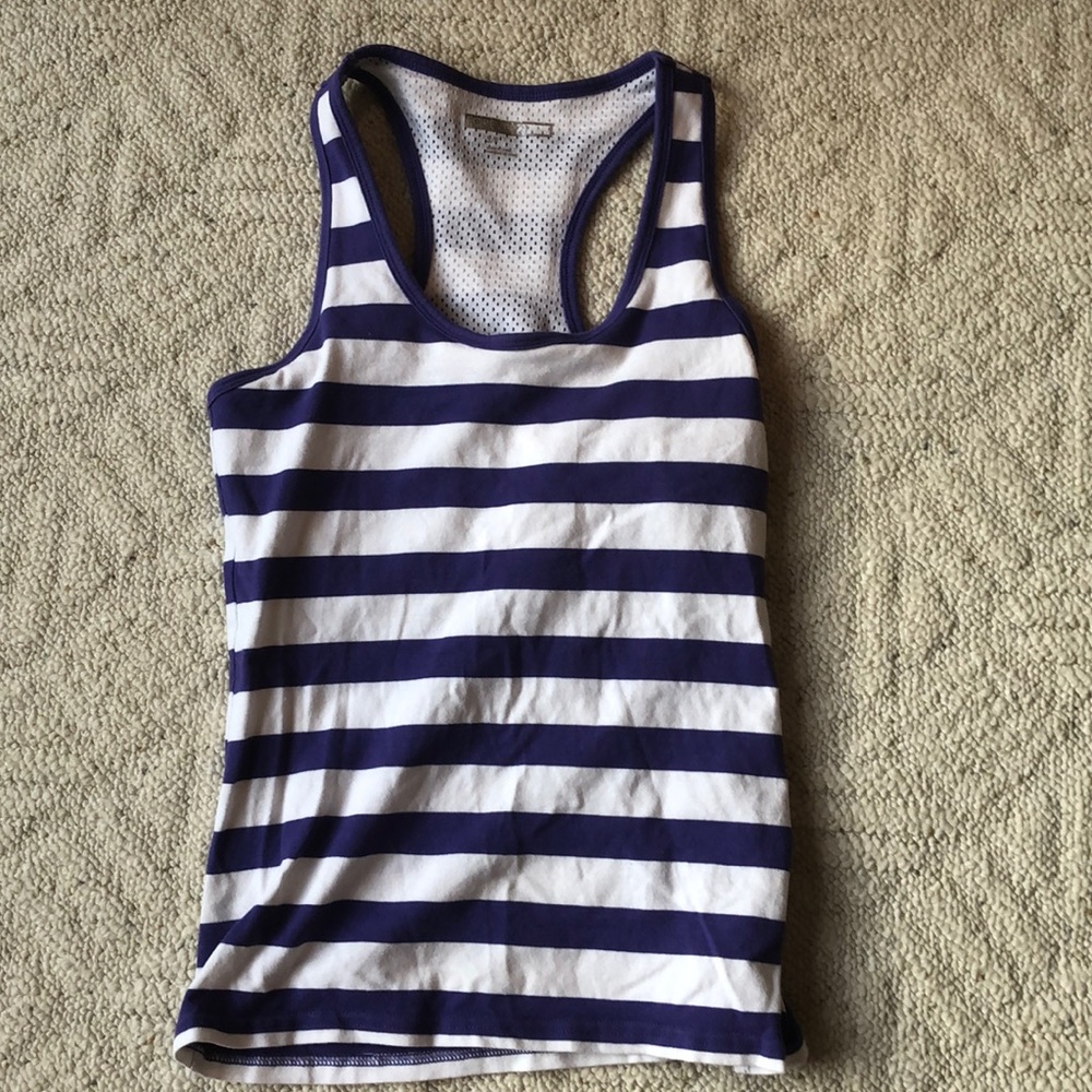 Workout tank with built in sports bra
